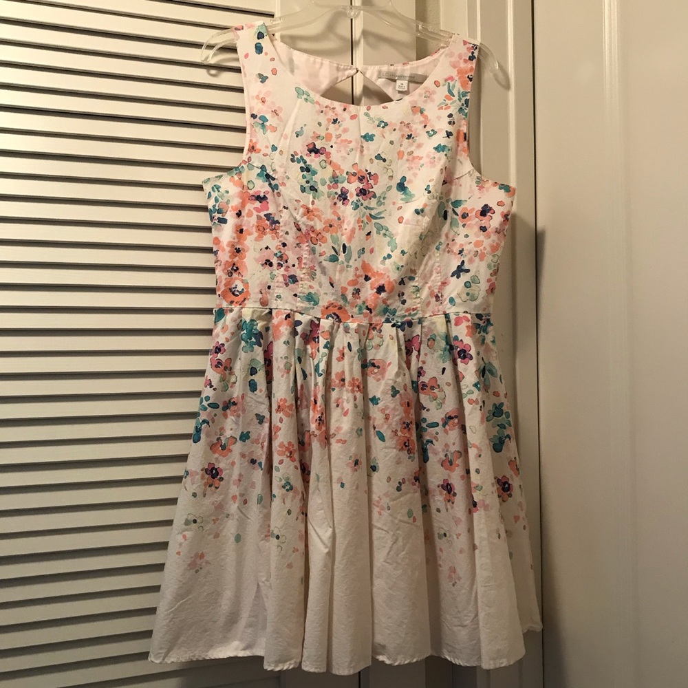 Lauren Conrad Watercolor Flower Dress